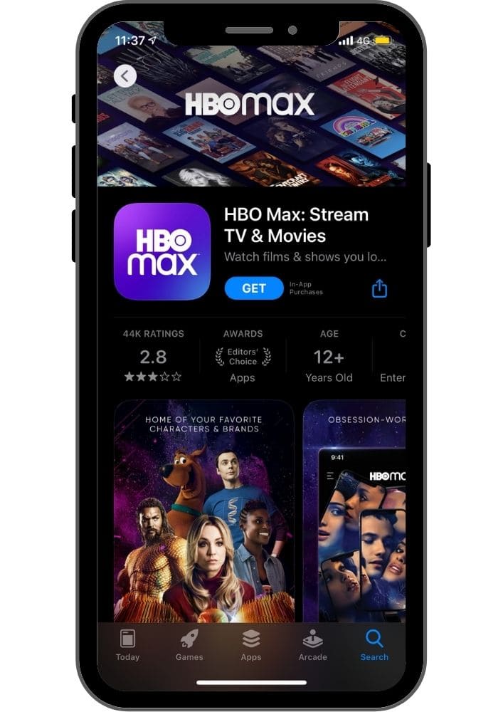 HBOマックスアプリ