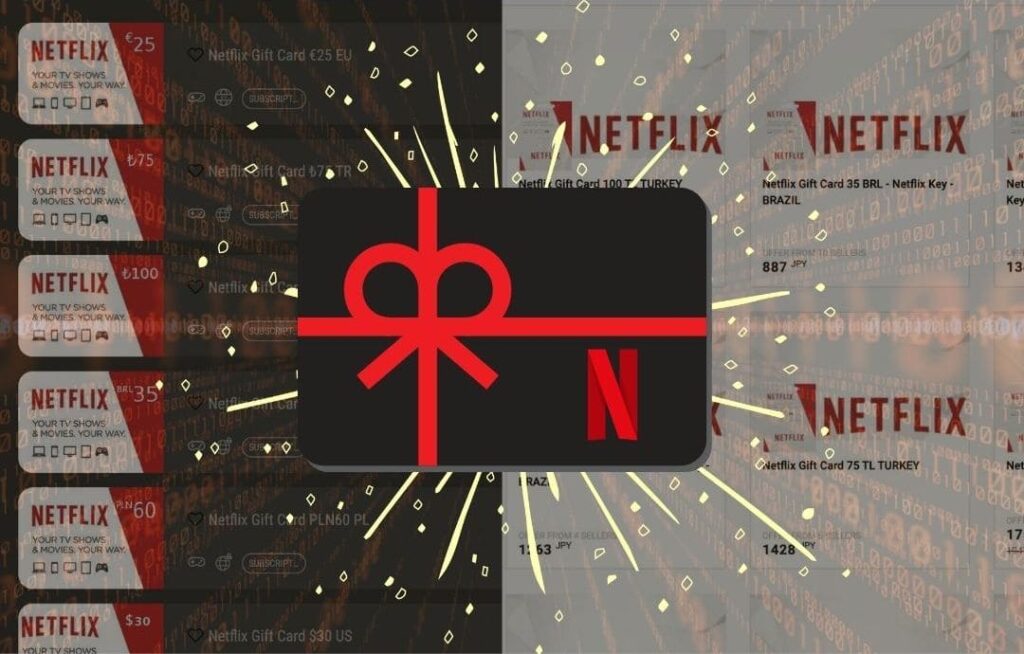 Netflixギフトカード