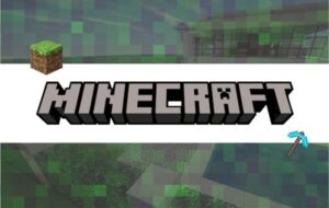 Minecraftゲームロゴ