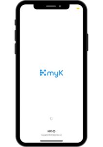 スマートフォン上のKBSマイKアプリ