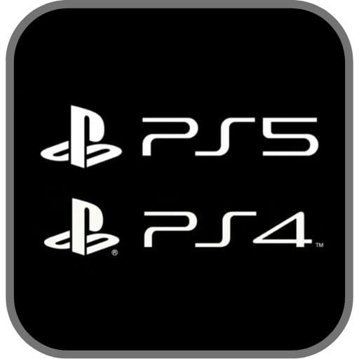 PS5およびPS4ロゴ