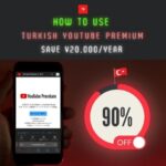 トルコのYouTubeプレミアム90％オフセール